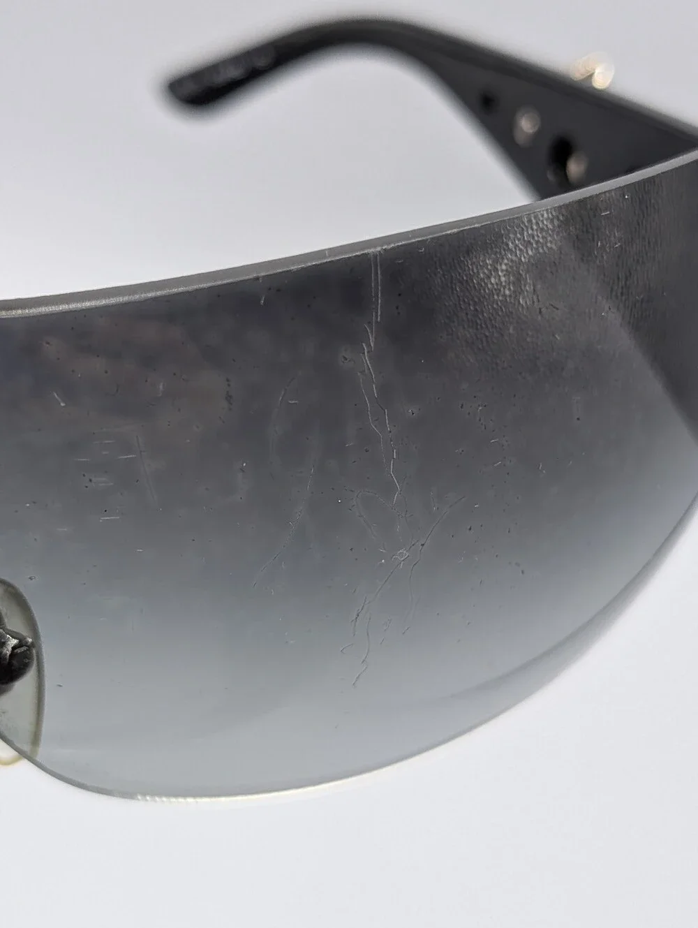 Bvlgari Black Shield Crystal Sunglasses